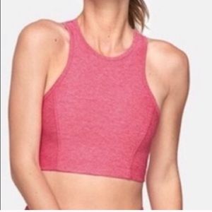 New Outdoor Voices Athena Crop Sports Bra Pink